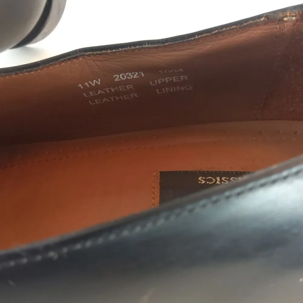 Bostonian classics black leather tassel loafers